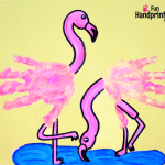 Handprint Flamingo Craft for Kids