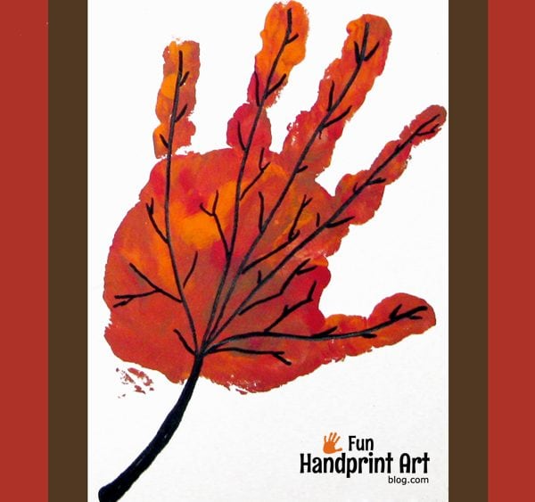 Leaf Handprint - Kids Craft
