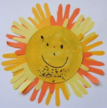 Handprint Sun Craft Ideas {Round Up}