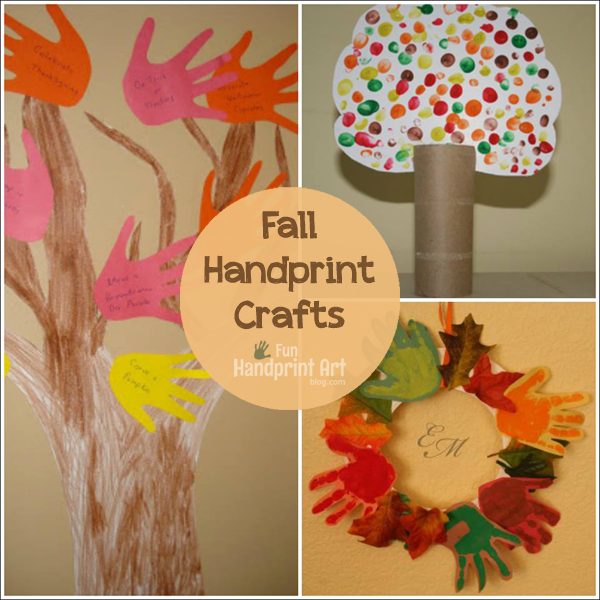 Fall Handprint Crafts
