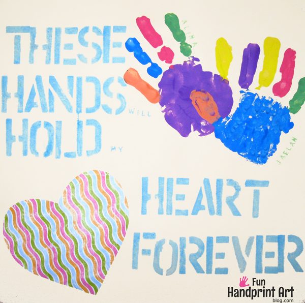Mother's Day Handprint Art & Saying