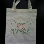 Heart Shaped HAND Bag Gift Keepsake