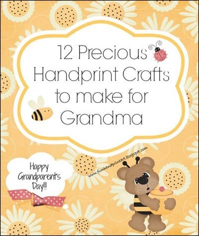 12 Handprint Crafts to Make for Grandma