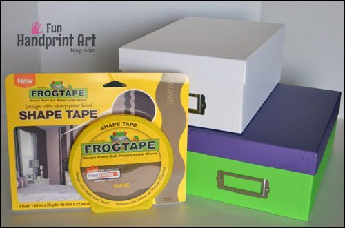FrogTape Shape Tape Wave Pattern Projects