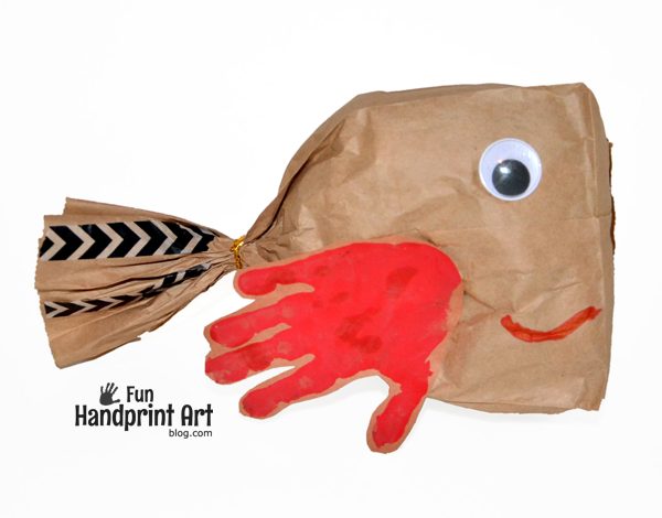 Paper Bag Fish Craft