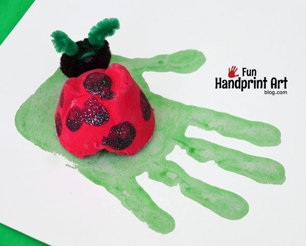 Fingerprint Ladybug | Recycled Craft