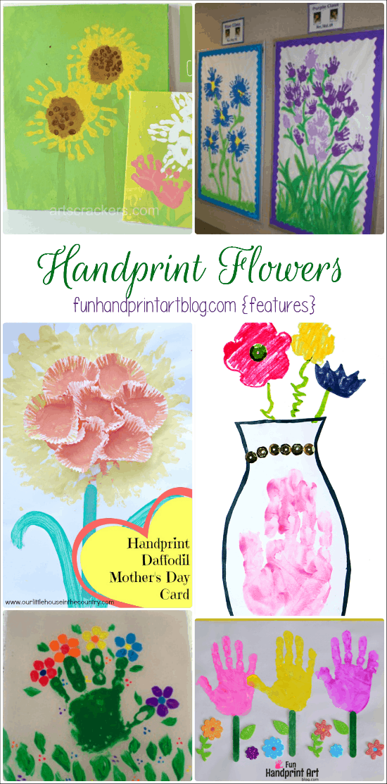14 Flower Crafts made with little hands & feet