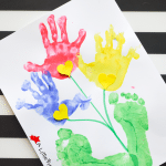 Handprint and Footprint Flowers_A Little Pinch of Perfect Title 2