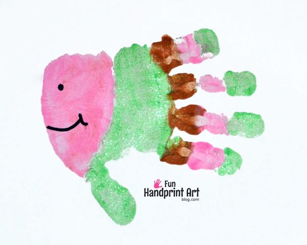 Fun Fish Handprint Keepsake - Kids Craft