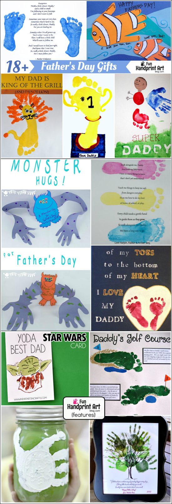 18 of the Most Precious Handprint Gifts for Dads