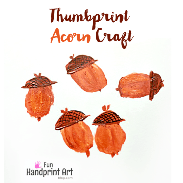 Not all acorn crafts cost a lot of money to pull off. We have a super Fun Thumbprint Acorn Craft that kids will love to make and family will love to keep. 