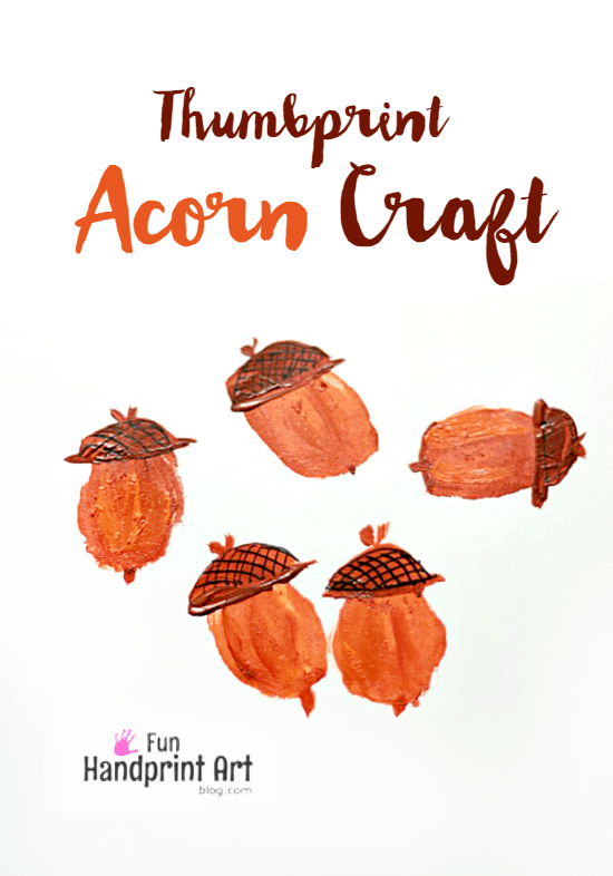 How to make thumbprint acorn - Not all acorn crafts cost a lot of money to pull off. We have a super Fun Thumbprint Acorn Craft that kids will love to make and family will love to keep. 