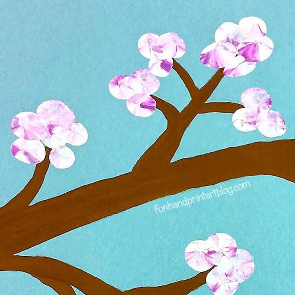 Learn About Japanese Culture with Kids - Make a Cherry Blossom Branch Craft