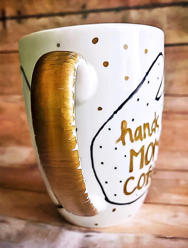 DIY Coffee Mug Handprint Gift for Mother's Day