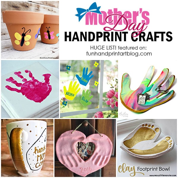 Hand Made Gifts from Kids for Mother's Day or Grandparent's Day