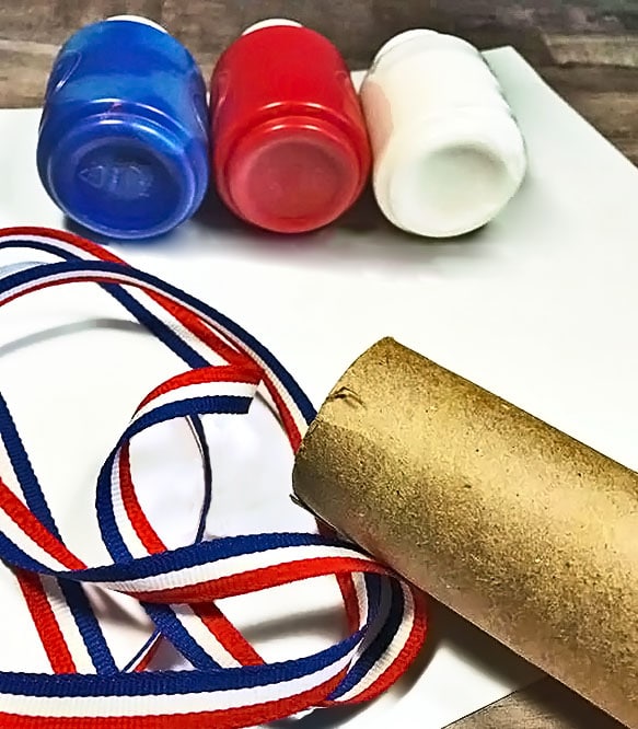 Kids Windsock Craft for Fourth of July or Memorial Day