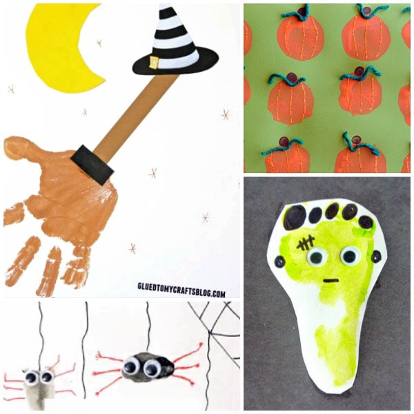 Create fun Halloween Handprint and Footprint Crafts with these fun ideas.