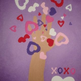 Hand Shaped Tree of Love Craft For Valentine's Day