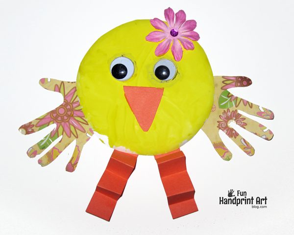 Spring Paper Plate Chick Craft