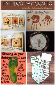 14 Last Minute Father's Day Handprint Crafts and Footprint Gifts for Dad