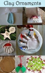 Clay Handprint Keepsakes - Christmas Ornament Crafts