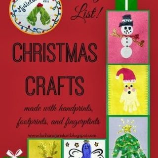 Christmas Handprint Art, Footprint Crafts, and Fingerprint Art - Huge List!