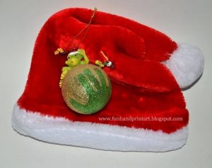 Glitter Handprint Christmas Ornament Tutorial - Christmas Craft Idea Reindeer Handprint Ornament