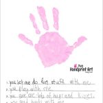 5 Reasons Why I Love You Handprint Craft - Free Printable