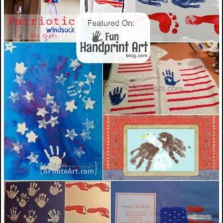Patriotic Handprint and Footprint Crafts for the 4th of July