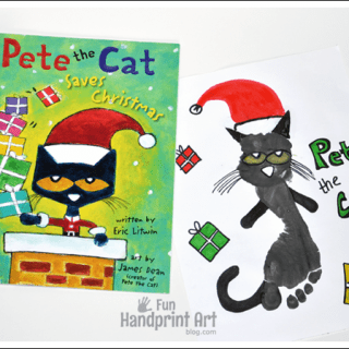 Pete the Cat Saves Christmas Craft for Kids