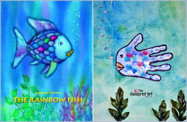 The Rainbow Fish Book & Handprint Craft