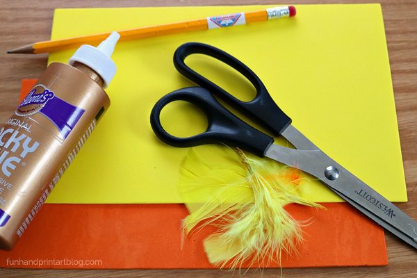 Crafting with Foam Paper & Feathers