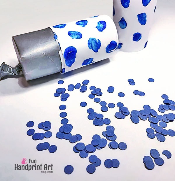DIY New Year's Eve Confetti Poppers