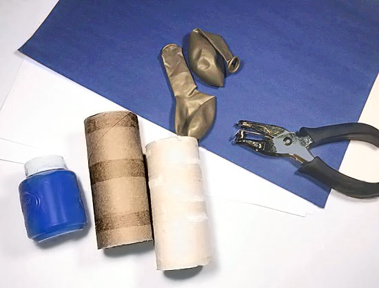 Supplies for DIY Party Confetti Poppers