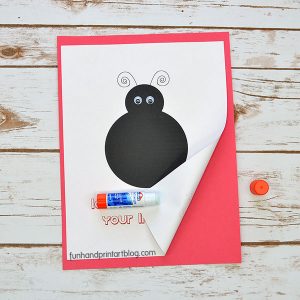 Printable Ladybug Template for kids craft