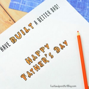 I Couldn't Have Built Better Dad Printable Saying To Color