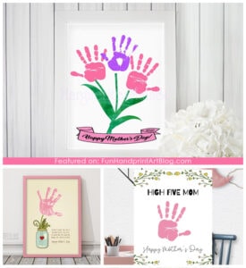 3 Printable Handprint Gifts for Mom