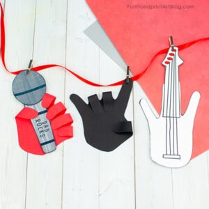 Father's Day Handprint Banner
