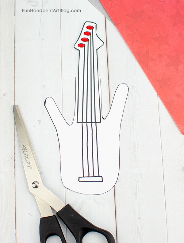 Easy Guitar Craft for Kids