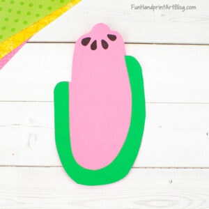 Handprint Watermelon Paper Craft