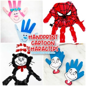 Character Crafts: Poppy & Branch, Spiderman, Cat in the Hat, Thing 1 & 2