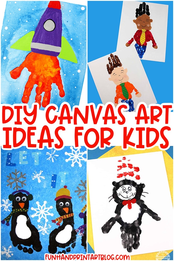 DIY Canvas Art Ideas for Kids